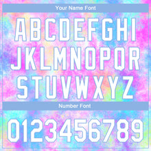 Load image into Gallery viewer, Custom Tie Dye White-Light Blue 3D Watercolor Performance Golf Polo Shirt