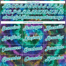 Load image into Gallery viewer, Custom Tie Dye Teal-White 3D Performance Golf Polo Shirt