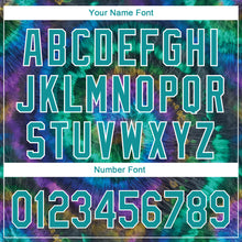 Load image into Gallery viewer, Custom Tie Dye Teal-White 3D Performance Golf Polo Shirt