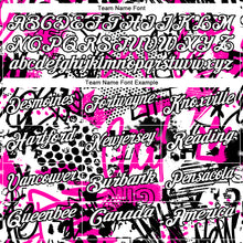 Load image into Gallery viewer, Custom Graffiti Pattern White-Black 3D Performance Golf Polo Shirt