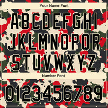 Load image into Gallery viewer, Custom Camo Black-Cream Performance Salute To Service Golf Polo Shirt