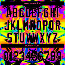 Load image into Gallery viewer, Custom Pink Black 3D Pattern Design Abstract Iridescent Psychedelic Swirl Fluid Art Performance Golf Polo Shirt