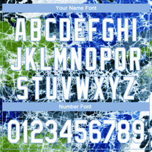 Load image into Gallery viewer, Custom Tie Dye White-Light Blue 3D Performance Golf Polo Shirt