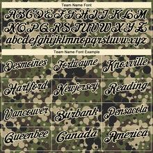 Load image into Gallery viewer, Custom Camo Black-Cream Performance Salute To Service Golf Polo Shirt