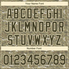 Load image into Gallery viewer, Custom Camo Olive-Cream Performance Salute To Service Golf Polo Shirt