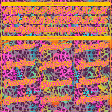 Load image into Gallery viewer, Custom Graffiti Pattern Yellow-Pink 3D Colorful Leopard Print Performance Golf Polo Shirt