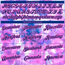 Load image into Gallery viewer, Custom Tie Dye Royal-Pink 3D Performance Golf Polo Shirt