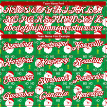 Load image into Gallery viewer, Custom Grass Green Red-White 3D Christmas Performance Golf Polo Shirt