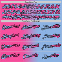 Load image into Gallery viewer, Custom Light Blue Pink-Black Gradient Fashion Performance T-Shirt