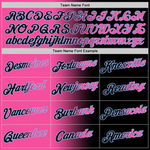 Load image into Gallery viewer, Custom Black Pink-Light Blue Gradient Fashion Performance T-Shirt