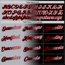 Load image into Gallery viewer, Custom Black Gray-Red Gradient Fashion Performance T-Shirt