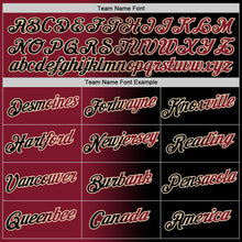 Load image into Gallery viewer, Custom Black Crimson-City Cream Gradient Fashion Performance T-Shirt