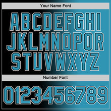 Load image into Gallery viewer, Custom Black Panther Blue-White Gradient Fashion Performance T-Shirt