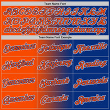 Load image into Gallery viewer, Custom Royal Orange-White Gradient Fashion Performance T-Shirt