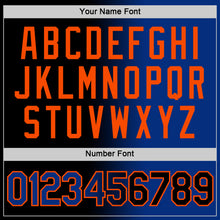 Load image into Gallery viewer, Custom Black Royal-Orange Gradient Fashion Performance T-Shirt