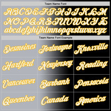 Load image into Gallery viewer, Custom Black Gold-Gray Gradient Fashion Performance T-Shirt