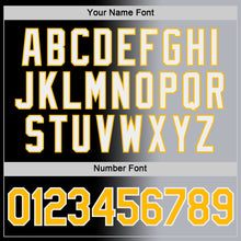 Load image into Gallery viewer, Custom Black Gold-Gray Gradient Fashion Performance T-Shirt