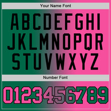 Load image into Gallery viewer, Custom Kelly Green Pink-Black Authentic Gradient Fashion Basketball Jersey