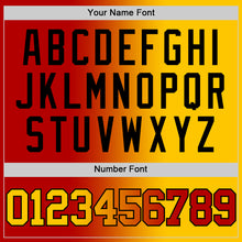 Load image into Gallery viewer, Custom Red Yellow-Black Authentic Gradient Fashion Basketball Jersey