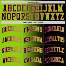 Load image into Gallery viewer, Custom Black Neon Green-Pink Authentic Gradient Fashion Basketball Jersey