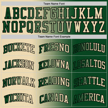 Load image into Gallery viewer, Custom Green Cream-Black Authentic Gradient Fashion Basketball Jersey