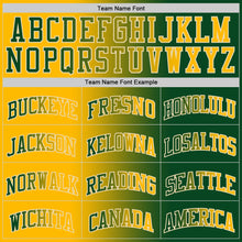 Load image into Gallery viewer, Custom Green Gold-Cream Authentic Gradient Fashion Basketball Jersey