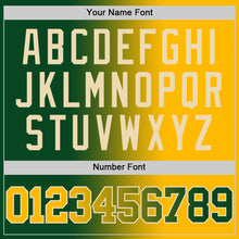 Load image into Gallery viewer, Custom Green Gold-Cream Authentic Gradient Fashion Basketball Jersey