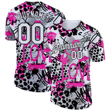 Load image into Gallery viewer, Custom Graffiti Pattern White-Black 3D Performance T-Shirt