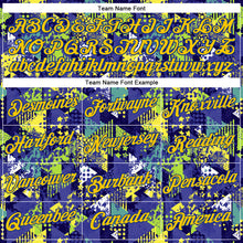 Load image into Gallery viewer, Custom Graffiti Pattern Royal-Gold 3D Creative Geometric Figures Triangle And Dots Performance T-Shirt