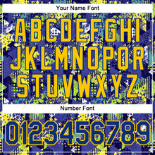 Load image into Gallery viewer, Custom Graffiti Pattern Royal-Gold 3D Creative Geometric Figures Triangle And Dots Performance T-Shirt