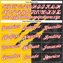 Load image into Gallery viewer, Custom Graffiti Pattern Black Yellow-Red Scratch 3D Performance T-Shirt