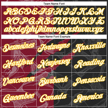 Load image into Gallery viewer, Custom Graffiti Pattern Black Crimson-Gold Scratch 3D Performance T-Shirt