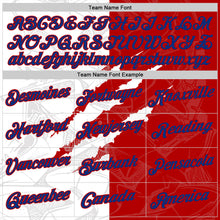 Load image into Gallery viewer, Custom Graffiti Pattern Royal-Red Scratch 3D Performance T-Shirt