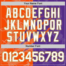 Load image into Gallery viewer, Custom Graffiti Pattern Purple Orange-Old Gold Scratch 3D Performance T-Shirt