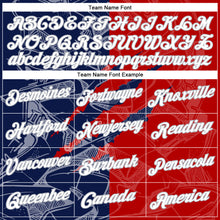 Load image into Gallery viewer, Custom Graffiti Pattern Red Navy-Gray Scratch 3D Performance T-Shirt