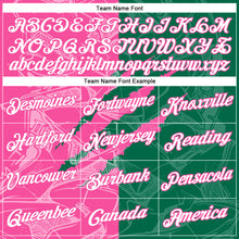 Load image into Gallery viewer, Custom Graffiti Pattern Kelly Green-Pink Scratch 3D Performance T-Shirt