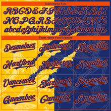 Load image into Gallery viewer, Custom Stitched Graffiti Pattern Royal Yellow-Pink 3D Scratch Sports Pullover Sweatshirt Hoodie