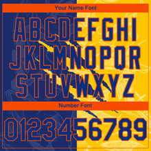 Load image into Gallery viewer, Custom Stitched Graffiti Pattern Royal Yellow-Pink 3D Scratch Sports Pullover Sweatshirt Hoodie