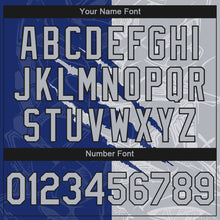 Load image into Gallery viewer, Custom Stitched Graffiti Pattern Gray Royal-Black 3D Scratch Sports Pullover Sweatshirt Hoodie