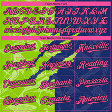 Load image into Gallery viewer, Custom Stitched Graffiti Pattern Pink Royal Neon Green-Black 3D Scratch Sports Pullover Sweatshirt Hoodie