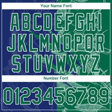 Load image into Gallery viewer, Custom Stitched Graffiti Pattern Kelly Green Royal-Gray 3D Scratch Sports Pullover Sweatshirt Hoodie