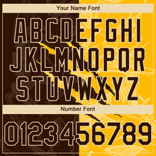 Load image into Gallery viewer, Custom Stitched Graffiti Pattern Brown Gold-Cream 3D Scratch Sports Pullover Sweatshirt Hoodie