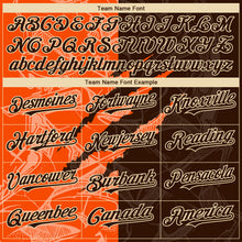 Load image into Gallery viewer, Custom Stitched Graffiti Pattern Brown Orange-Cream 3D Scratch Sports Pullover Sweatshirt Hoodie