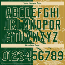 Load image into Gallery viewer, Custom Stitched Graffiti Pattern Green Old Gold-Cream 3D Scratch Sports Pullover Sweatshirt Hoodie