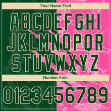 Load image into Gallery viewer, Custom Stitched Graffiti Pattern Green Pink-Cream 3D Scratch Sports Pullover Sweatshirt Hoodie