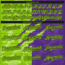 Load image into Gallery viewer, Custom Stitched Graffiti Pattern Neon Green Purple-Black 3D Scratch Sports Pullover Sweatshirt Hoodie