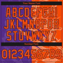 Load image into Gallery viewer, Custom Stitched Graffiti Pattern Orange Purple-Black 3D Scratch Sports Pullover Sweatshirt Hoodie