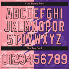 Load image into Gallery viewer, Custom Stitched Graffiti Pattern Medium Pink Purple-Black 3D Scratch Sports Pullover Sweatshirt Hoodie