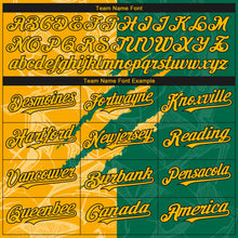 Load image into Gallery viewer, Custom Stitched Graffiti Pattern Yellow Kelly Green-Black 3D Scratch Sports Pullover Sweatshirt Hoodie