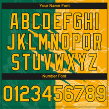 Load image into Gallery viewer, Custom Stitched Graffiti Pattern Yellow Kelly Green-Black 3D Scratch Sports Pullover Sweatshirt Hoodie